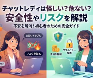チャットレディは怪しい？危ない？安全性やリスクを解説