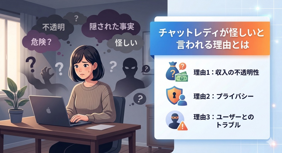 チャットレディが怪しいと言われる理由とは