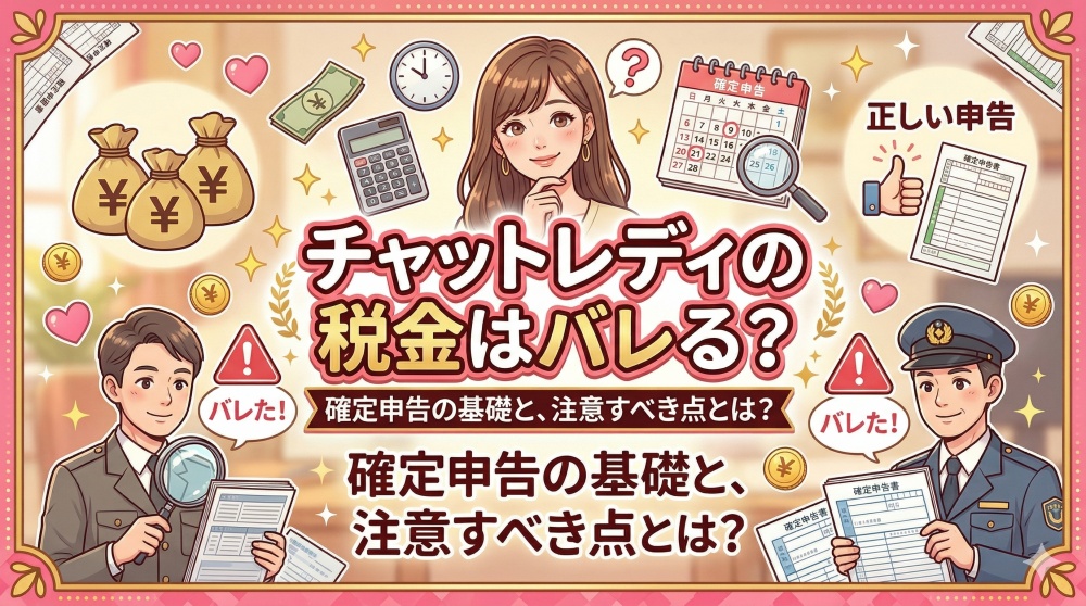 チャットレディの税金はバレる？