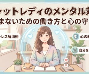 チャットレディのメンタル対策｜病まないための働き方と心の守り方