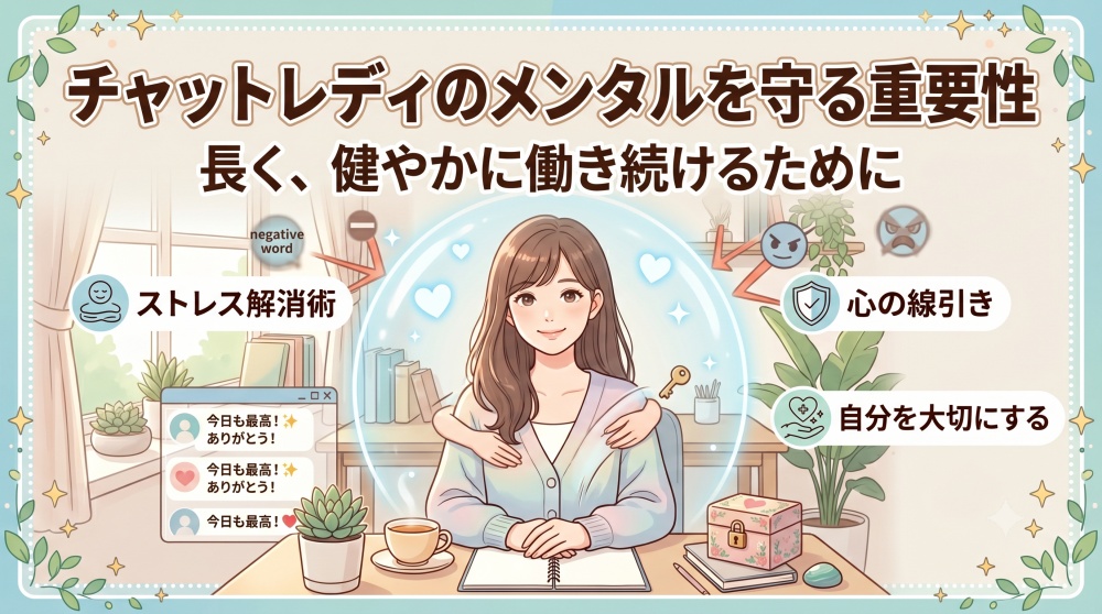 チャットレディの仕事でメンタルを守る重要性