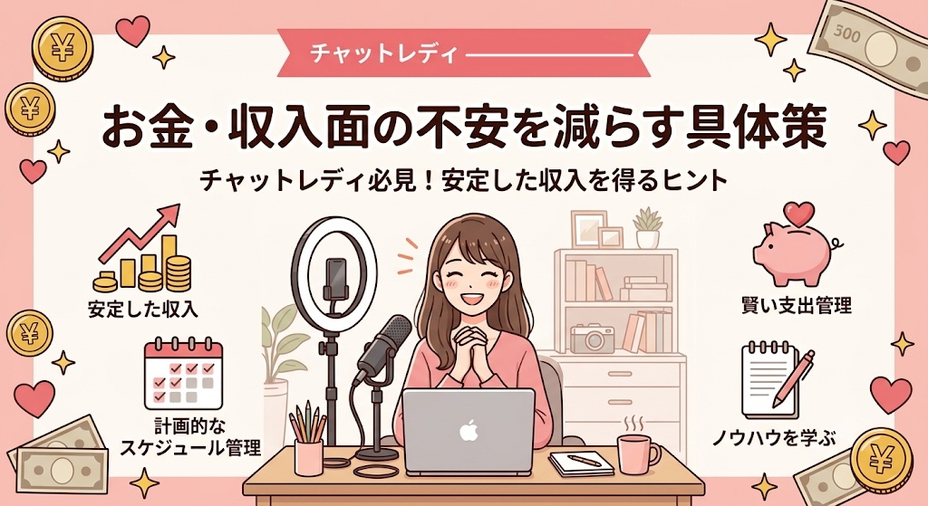 お金・収入面の不安を減らす具体策
