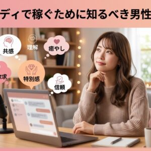【コラム】チャットレディで稼ぐために知るべき男性心理とは？